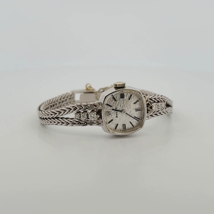 Rolex Ladies Winding 14k White Gold (8271)
