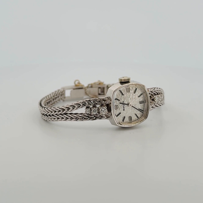 Rolex Ladies Winding 14k White Gold (8271)