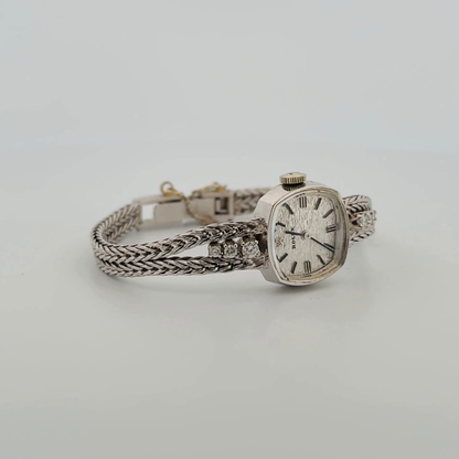 Rolex Ladies Winding 14k White Gold (8271)