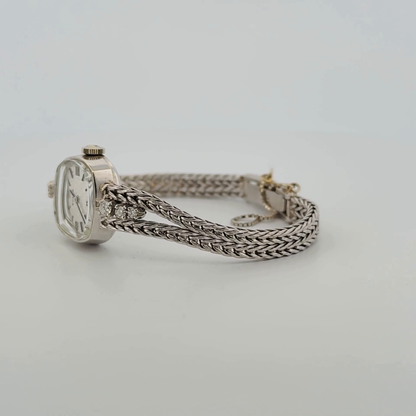 Rolex Ladies Winding 14k White Gold (8271)