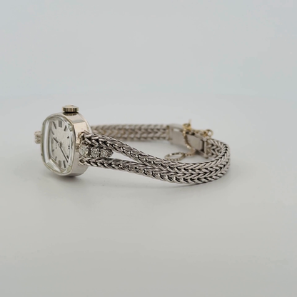 Rolex Ladies Winding 14k White Gold (8271)