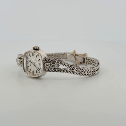 Rolex Ladies Winding 14k White Gold (8271)