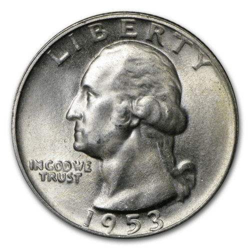 $10 Face 90% US Silver Quarters (Random Design)