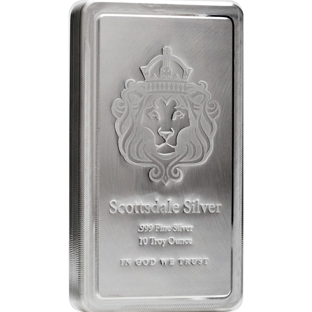 Scottsdale Stacker 10 oz Silver Bar