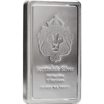 Scottsdale Stacker 10 oz Silver Bar