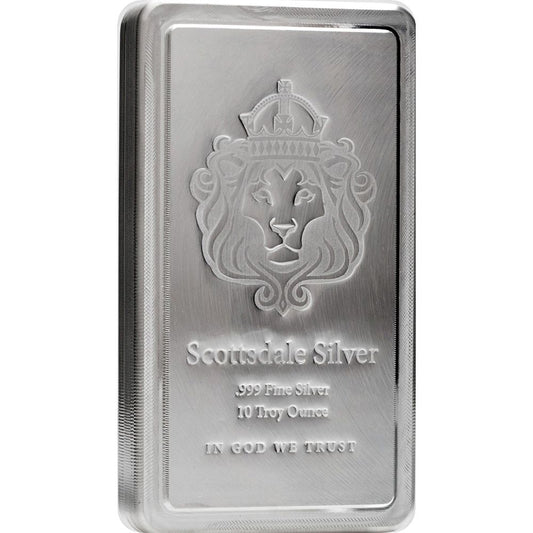 Scottsdale Stacker 10 oz Silver Bar