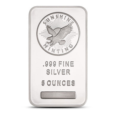 Silver Bar | 5 oz - Lone Star Coins