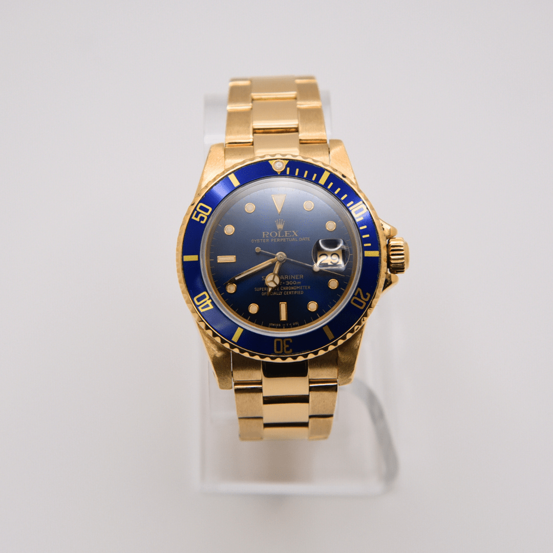 Rolex Submariner 18k Yellow Gold (16808)