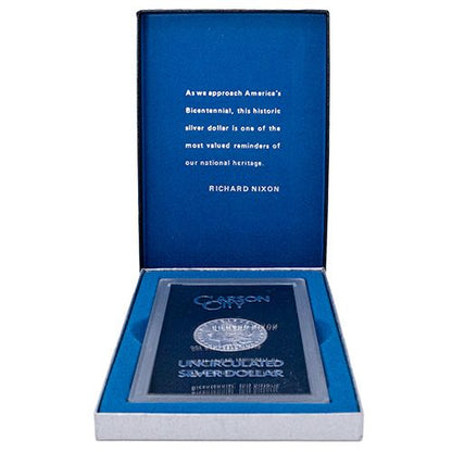 1882-1884 CC Morgan Silver Dollar GSA with Box & COA (Random Year)