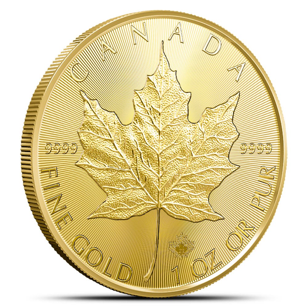 Gold Canadian Maple Leaf | 1 oz (Random Year) - Lone Star Coins