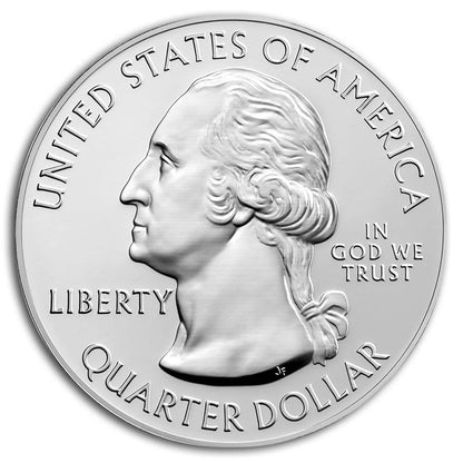 2019 5 oz Silver ATB San Antonio Missions National Hist Park TX
