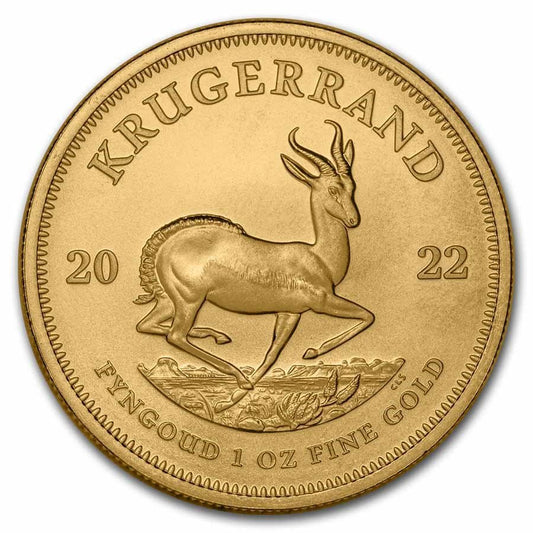 South African Krugerrand Gold Bullion Coin | Random Year | 1 Oz. through 10th Oz.