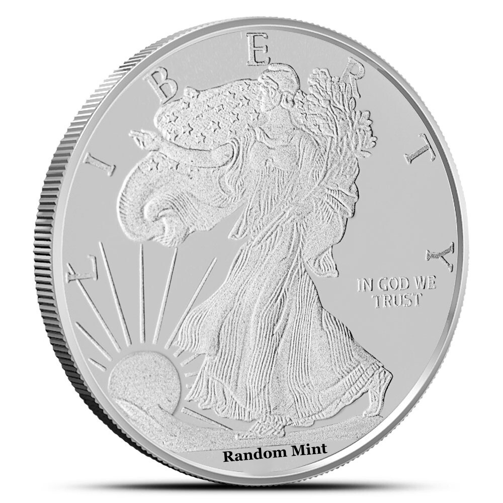 Silver Walking Liberty Rounds | 1/10 oz (Sold in Tubes of 50)