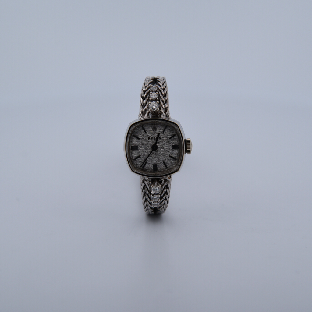 Rolex Ladies Winding 14k White Gold (8271)