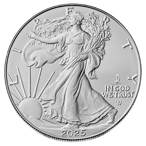 2025-(P) Eagle Privy 1 oz American Silver Eagle Coin