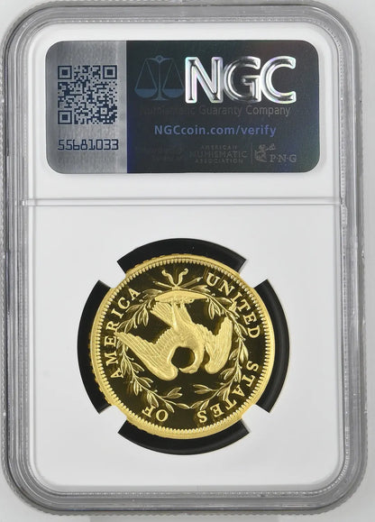 2024 Flowing Hair 230th Anniv. | First Day Baltimore High Relief | .9999 Fine G$1 | PF70 Ultra Cameo