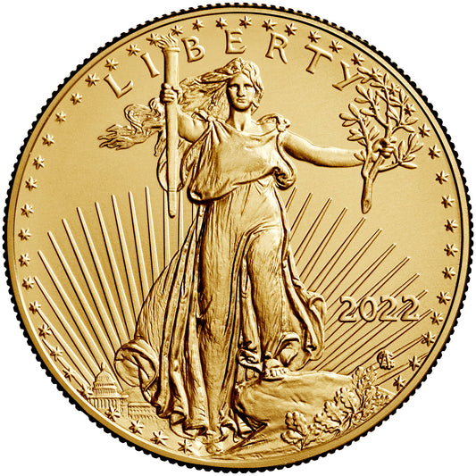 American Eagle Gold Bullion Coin | Random Year | 1 Oz. through 10th Oz.